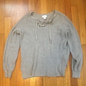 Old Navy Tie Front Sweater